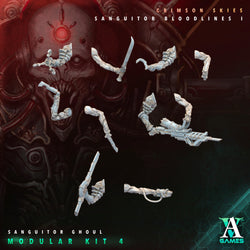3D Printed Archvillain Games Sanguitor Ghouls Crimson Skies - Sanguitor Bloodlines Bloodright - Anathema 28 32mm D&D (Online Only)