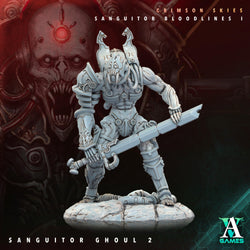 3D Printed Archvillain Games Sanguitor Ghouls Crimson Skies - Sanguitor Bloodlines Bloodright - Anathema 28 32mm D&D (Online Only)