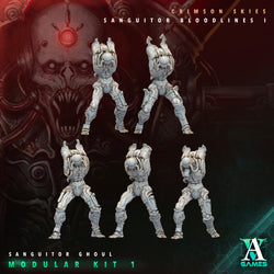 3D Printed Archvillain Games Sanguitor Ghouls Crimson Skies - Sanguitor Bloodlines Bloodright - Anathema 28 32mm D&D (Online Only)