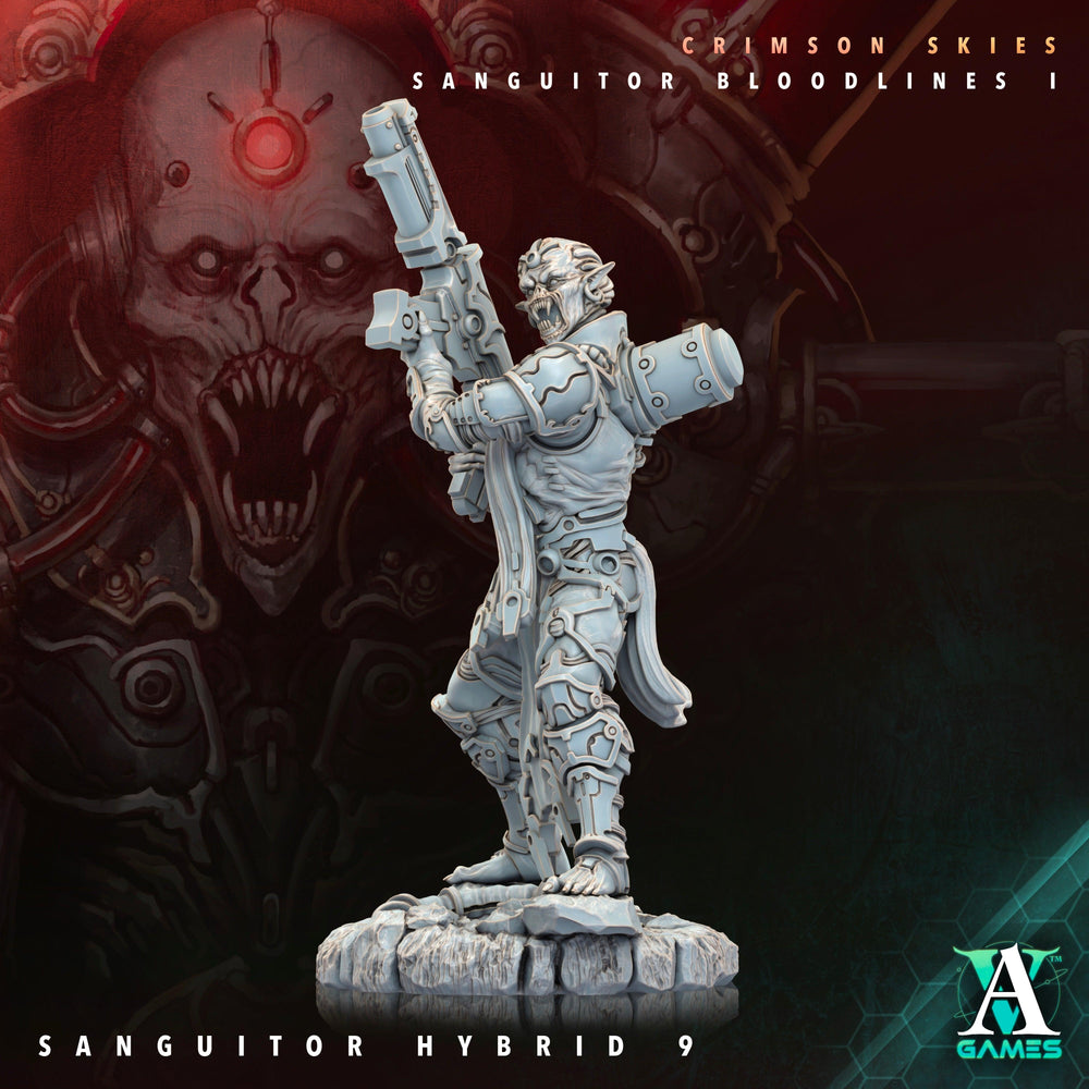 3D Printed Archvillain Games Sanguitor Hybrids Crimson Skies - Sanguitor Bloodlines Bloodright - Anathema 28 32mm D&D (Online Only)