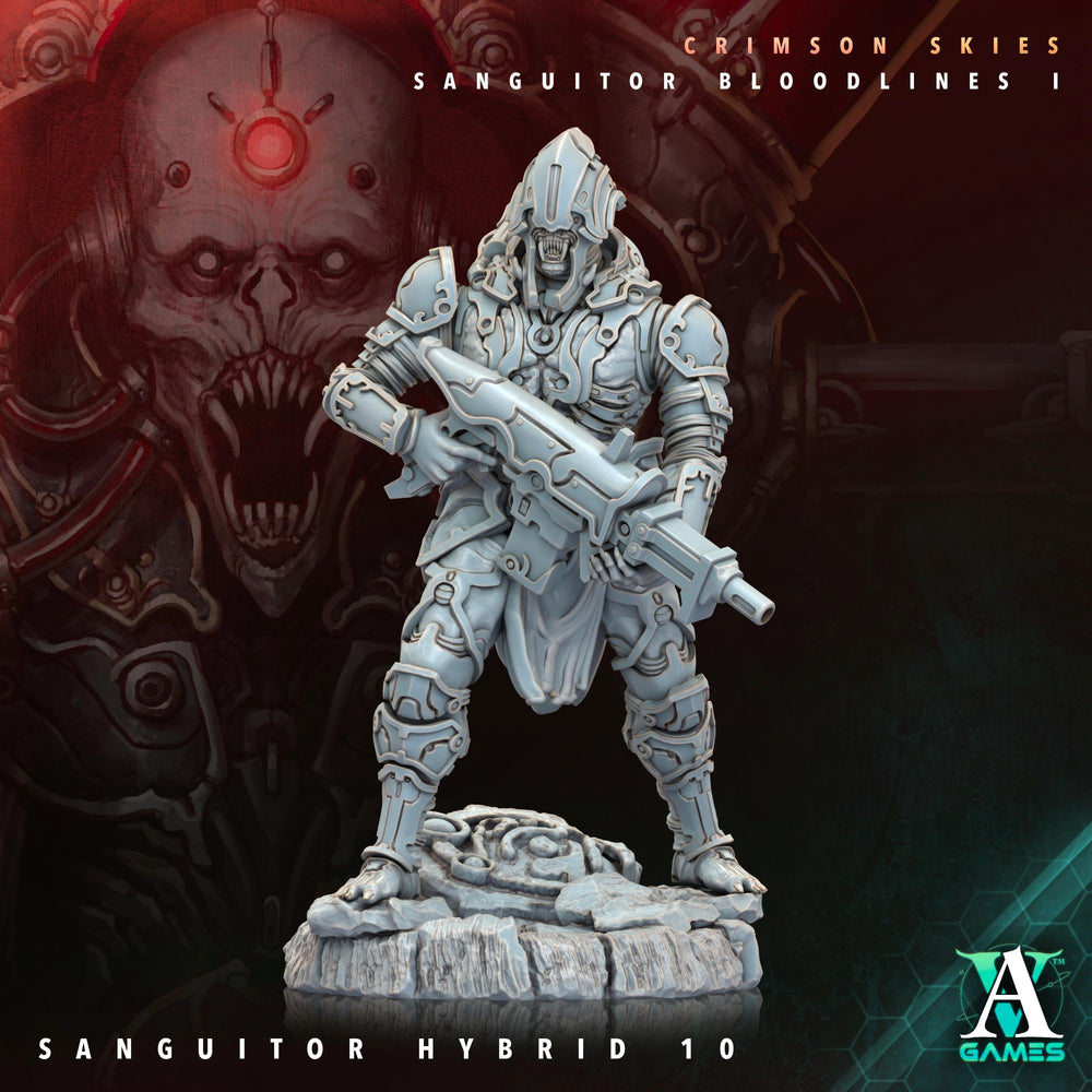 3D Printed Archvillain Games Sanguitor Hybrids Crimson Skies - Sanguitor Bloodlines Bloodright - Anathema 28 32mm D&D (Online Only)