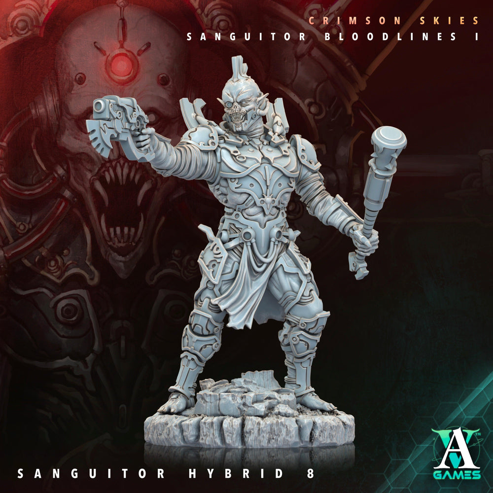 3D Printed Archvillain Games Sanguitor Hybrids Crimson Skies - Sanguitor Bloodlines Bloodright - Anathema 28 32mm D&D (Online Only)