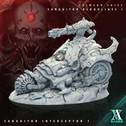 3D Printed Archvillain Games Sanguitor Interceptors Crimson Skies - Sanguitor Bloodlines Bloodright - Anathema 28 32mm D&D (Online Only)
