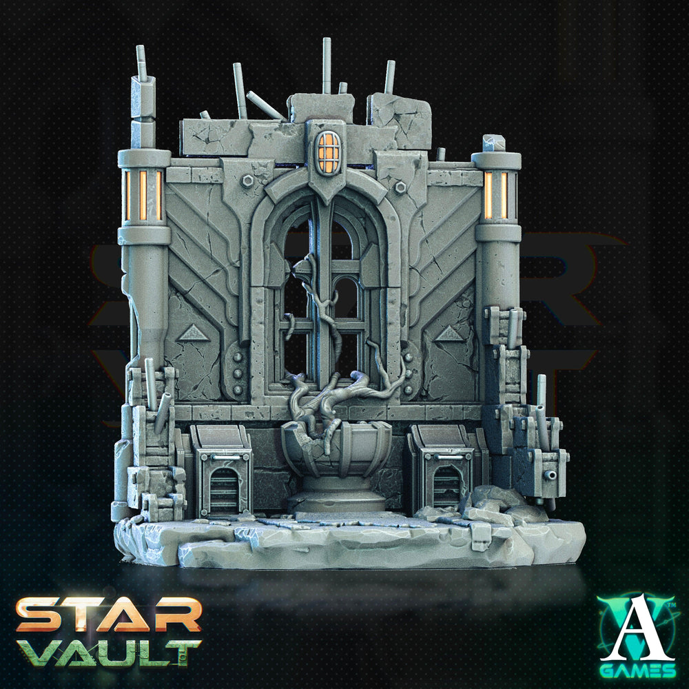 3D Printed Archvillain Games Sci-Fi Diorama The Star Vault 28 32mm D&D (Online Only)