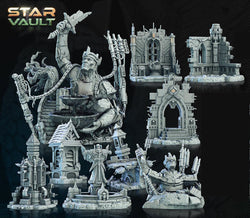 3D Printed Archvillain Games Sci-Fi Diorama The Star Vault 28 32mm D&D (Online Only)