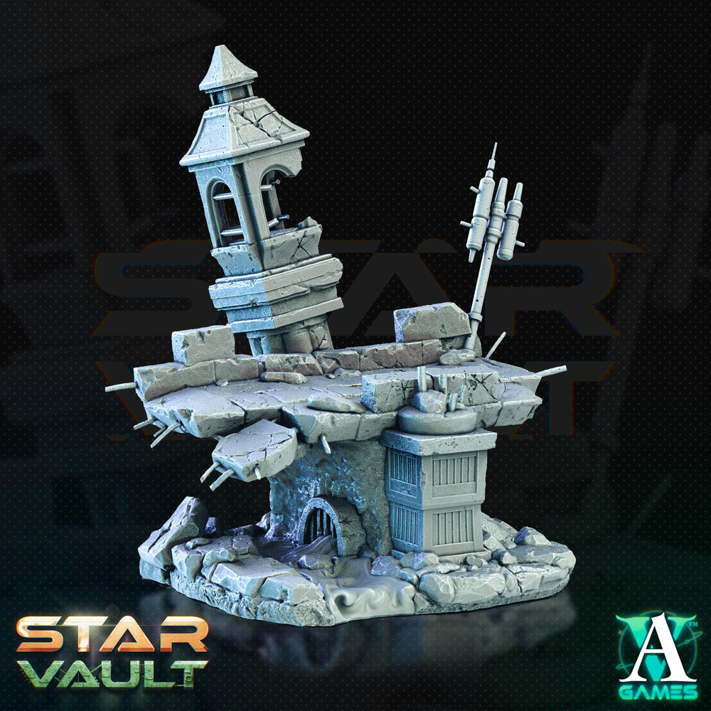 3D Printed Archvillain Games Sci-Fi Diorama The Star Vault 28 32mm D&D (Online Only)