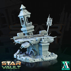 3D Printed Archvillain Games Sci-Fi Diorama The Star Vault 28 32mm D&D (Online Only)