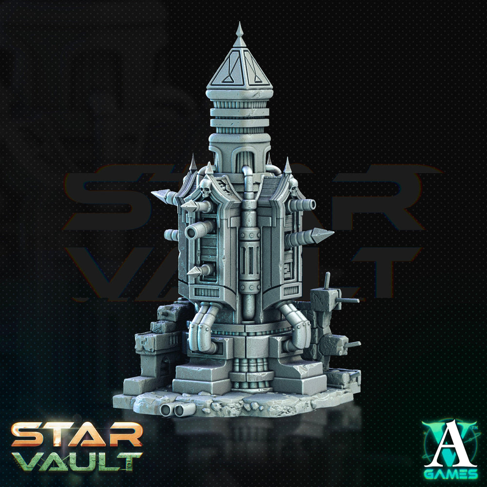 3D Printed Archvillain Games Sci-Fi Diorama The Star Vault 28 32mm D&D (Online Only)