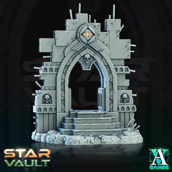 3D Printed Archvillain Games Sci-Fi Diorama The Star Vault 28 32mm D&D (Online Only)