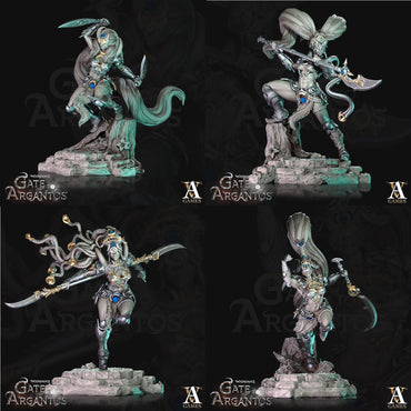 3D Printed Archvillain Games Sister Of The Black Moon Moondance - Gate to Argantos 28 32mm D&D (Online Only)