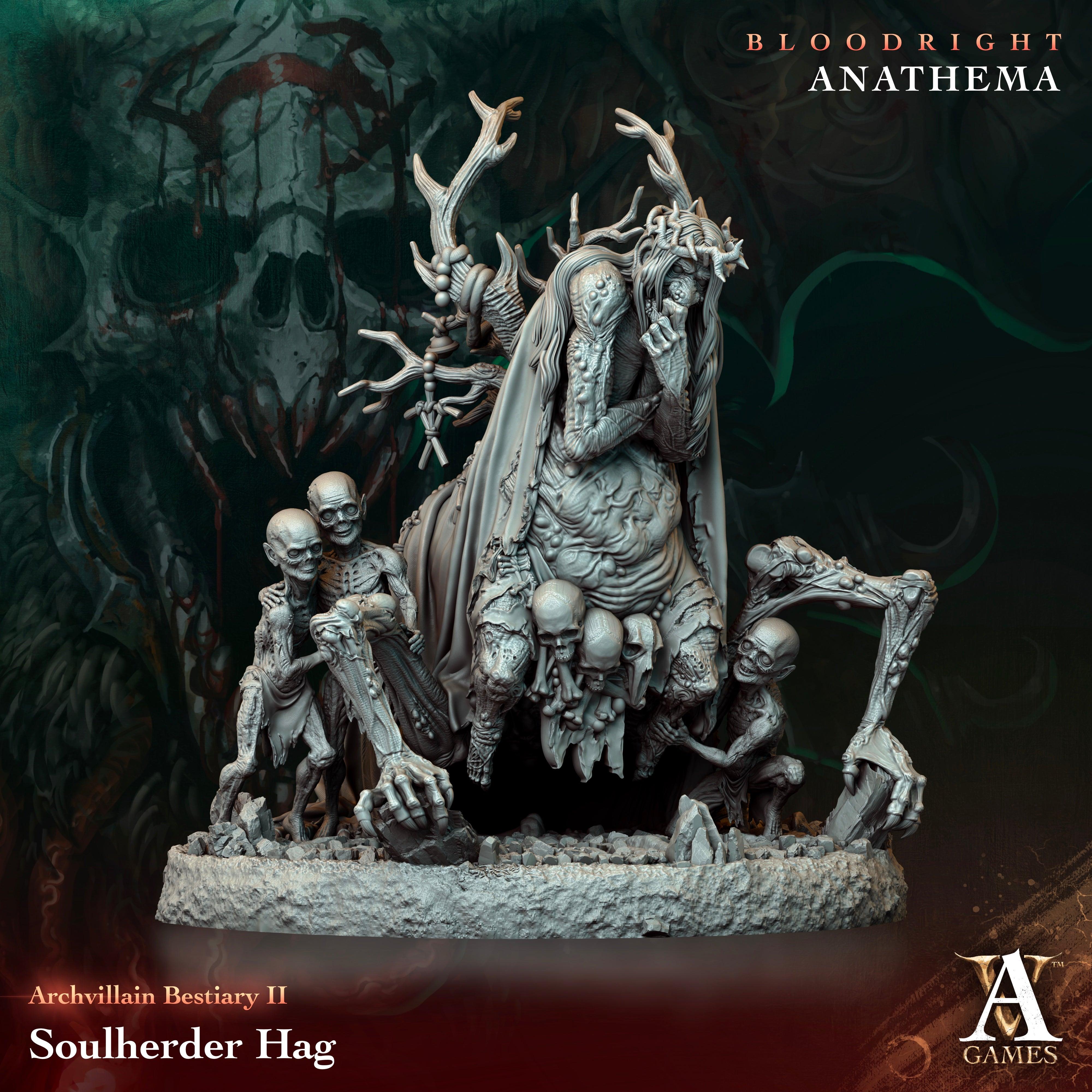 3D Printed Archvillain Games Soulherder Hag Archvillain Bestiary Vol. II 28 32mm D&D (Online Only)