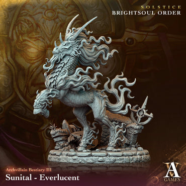 3D Printed Archvillain Games Sunital - Everlucent Archvillain Bestiary Vol. III 28 32mm D&D (Online Only)