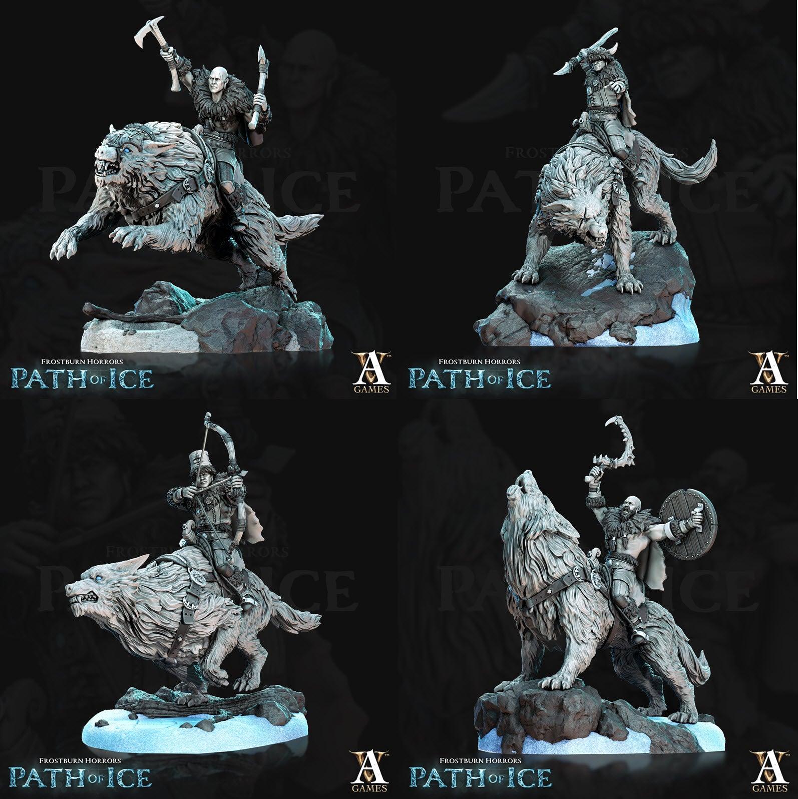 3D Printed Archvillain Games Susimia Icewarg Raiders Frostburn Horrors - Path of Ice 28 32mm D&D (Online Only)