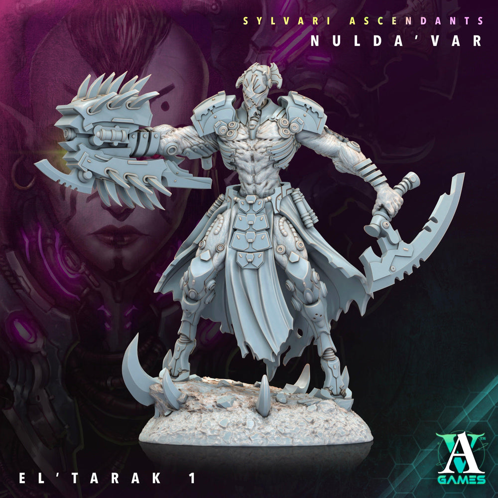 3D Printed Archvillain Games Sylvari Ascendants - Nulda Var El Tarak 28 32mm D&D (Online Only)