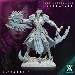 3D Printed Archvillain Games Sylvari Ascendants - Nulda Var El Tarak 28 32mm D&D (Online Only)