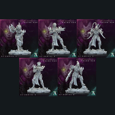 3D Printed Archvillain Games Sylvari Ascendants - Nulda Var El Voriel 28 32mm D&D (Online Only)