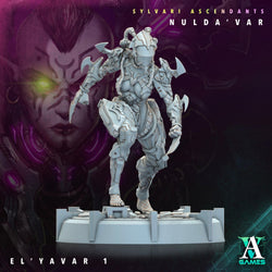 3D Printed Archvillain Games Sylvari Ascendants - Nulda Var El Yavar 28 32mm D&D (Online Only)