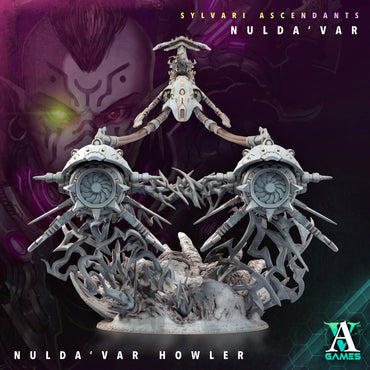 3D Printed Archvillain Games Sylvari Ascendants - Nulda Var Nulda Var Howler 28 32mm D&D (Online Only)