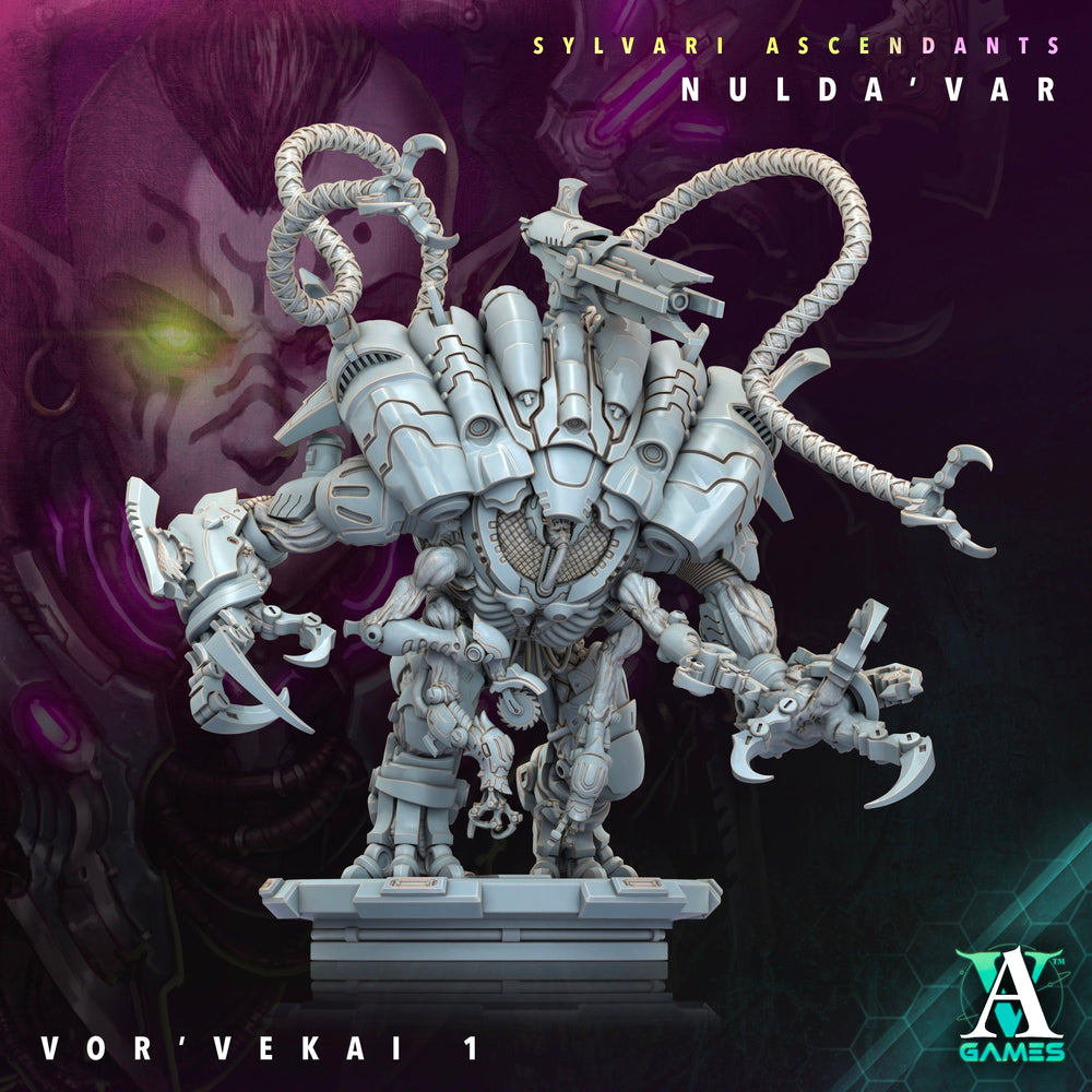 3D Printed Archvillain Games Sylvari Ascendants - Nulda Var Vor Vekai 28 32mm D&D (Online Only)