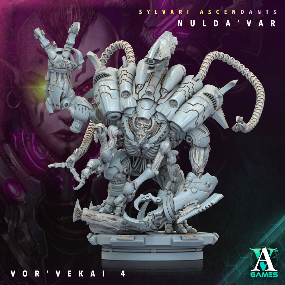 3D Printed Archvillain Games Sylvari Ascendants - Nulda Var Vor Vekai 28 32mm D&D (Online Only)