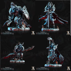 3D Printed Archvillain Games Tenebris Vessels - Gravebound The Unburied King 28 32mm D&D (Online Only)