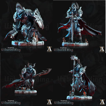 3D Printed Archvillain Games Tenebris Vessels - Gravebound The Unburied King 28 32mm D&D (Online Only)