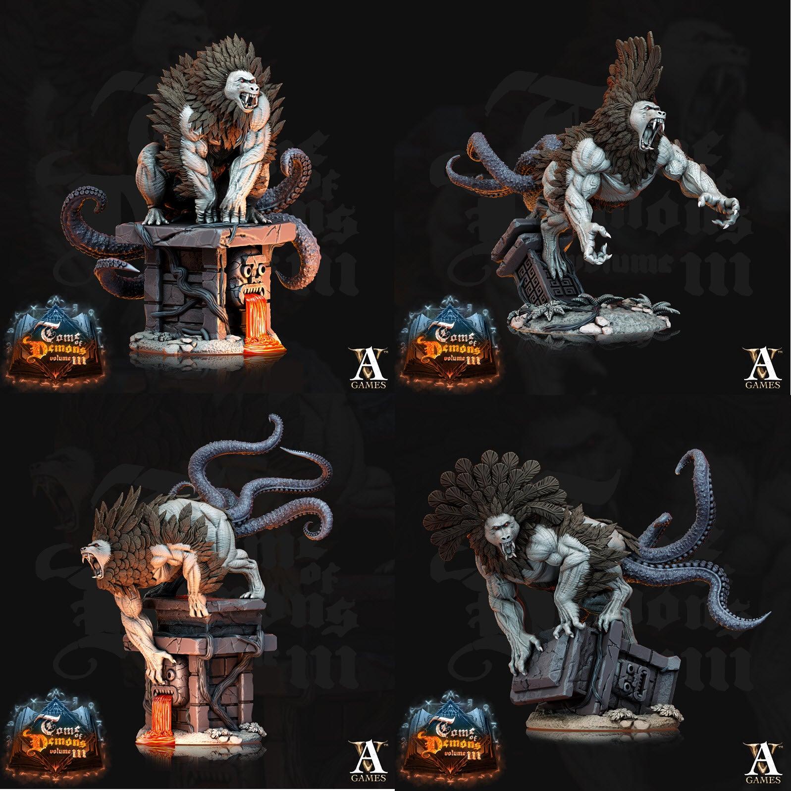 3D Printed Archvillain Games Teraton Shumba Tome of Demons 28 32mm D&D (Online Only)