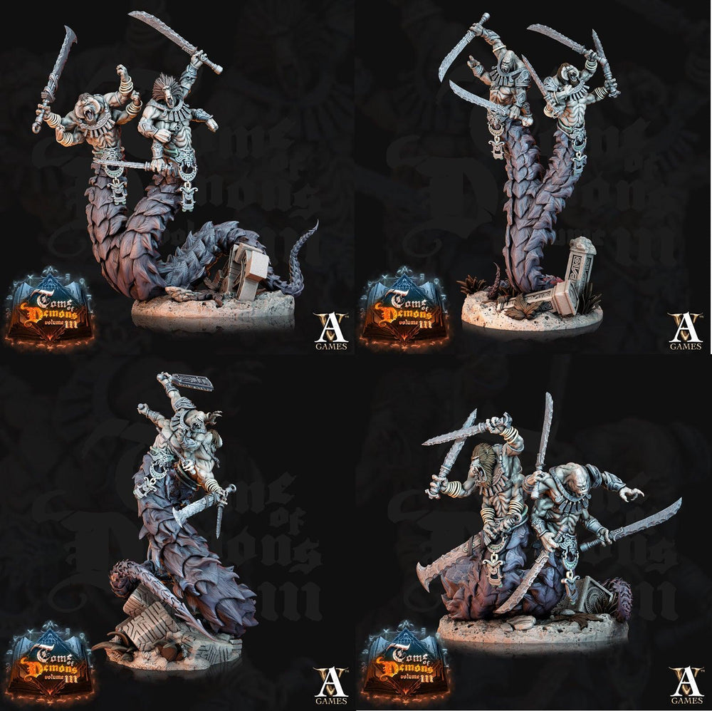 3D Printed Archvillain Games Teraton Tamareth Tome of Demons 28 32mm D&D (Online Only)