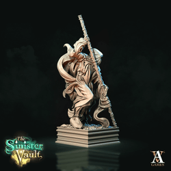 3D Printed Archvillain Games The Archvillain Statue The Sinister Vault 28 32mm D&D (Online Only)