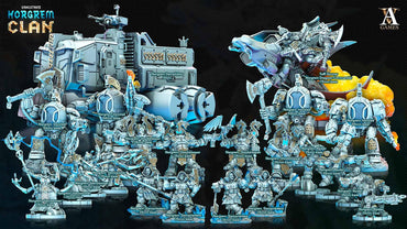 3D Printed Archvillain Games Toffi Gunnar - Norgrem Dragoon Commander Vahlstahd - Norgrem Clan 28 32mm D&D (Online Only)