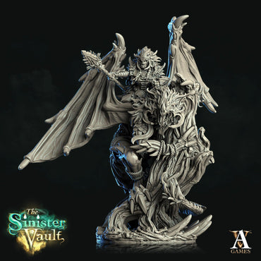 3D Printed Archvillain Games Torgrasyl Draketh Champion The Sinister Vault 28 32mm D&D (Online Only)