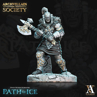 3D Printed Archvillain Games Tovi Blackfingers- Human Fighter Society Vol. XVIII 28 32mm D&D (Online Only)