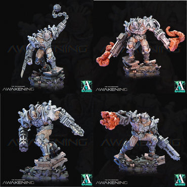 3D Printed Archvillain Games Trancended Fleshgrafts - The Transcended 28 32mm D&D (Online Only)