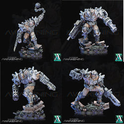 3D Printed Archvillain Games Trancended Fleshgrafts - The Transcended 28 32mm D&D (Online Only)