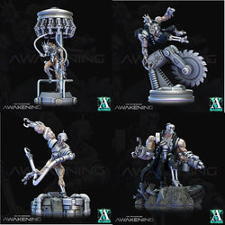 3D Printed Archvillain Games Trancended Lablumps - The Transcended 28 32mm D&D (Online Only)