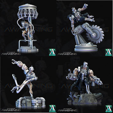 3D Printed Archvillain Games Trancended Lablumps - The Transcended 28 32mm D&D (Online Only)