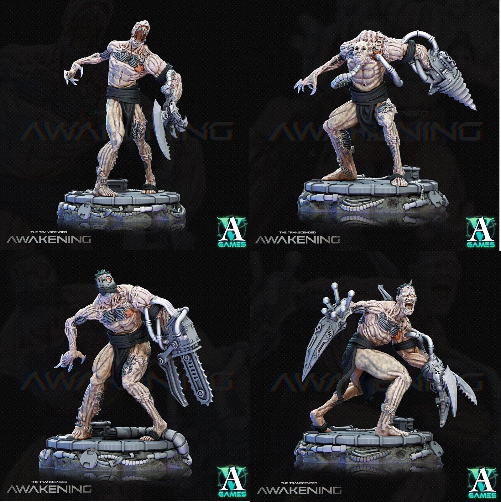 3D Printed Archvillain Games Trancended Leftovers - The Transcended 28 32mm D&D (Online Only)