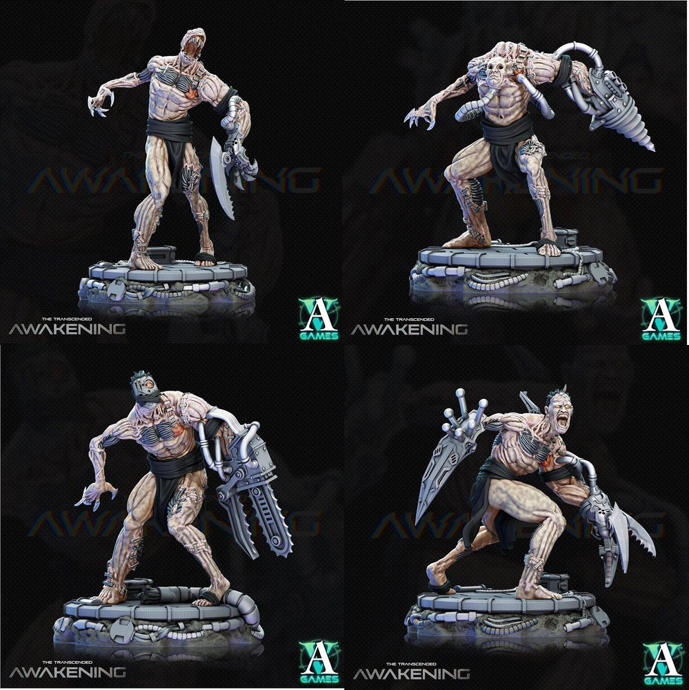 3D Printed Archvillain Games Trancended Leftovers - The Transcended 28 32mm D&D (Online Only)