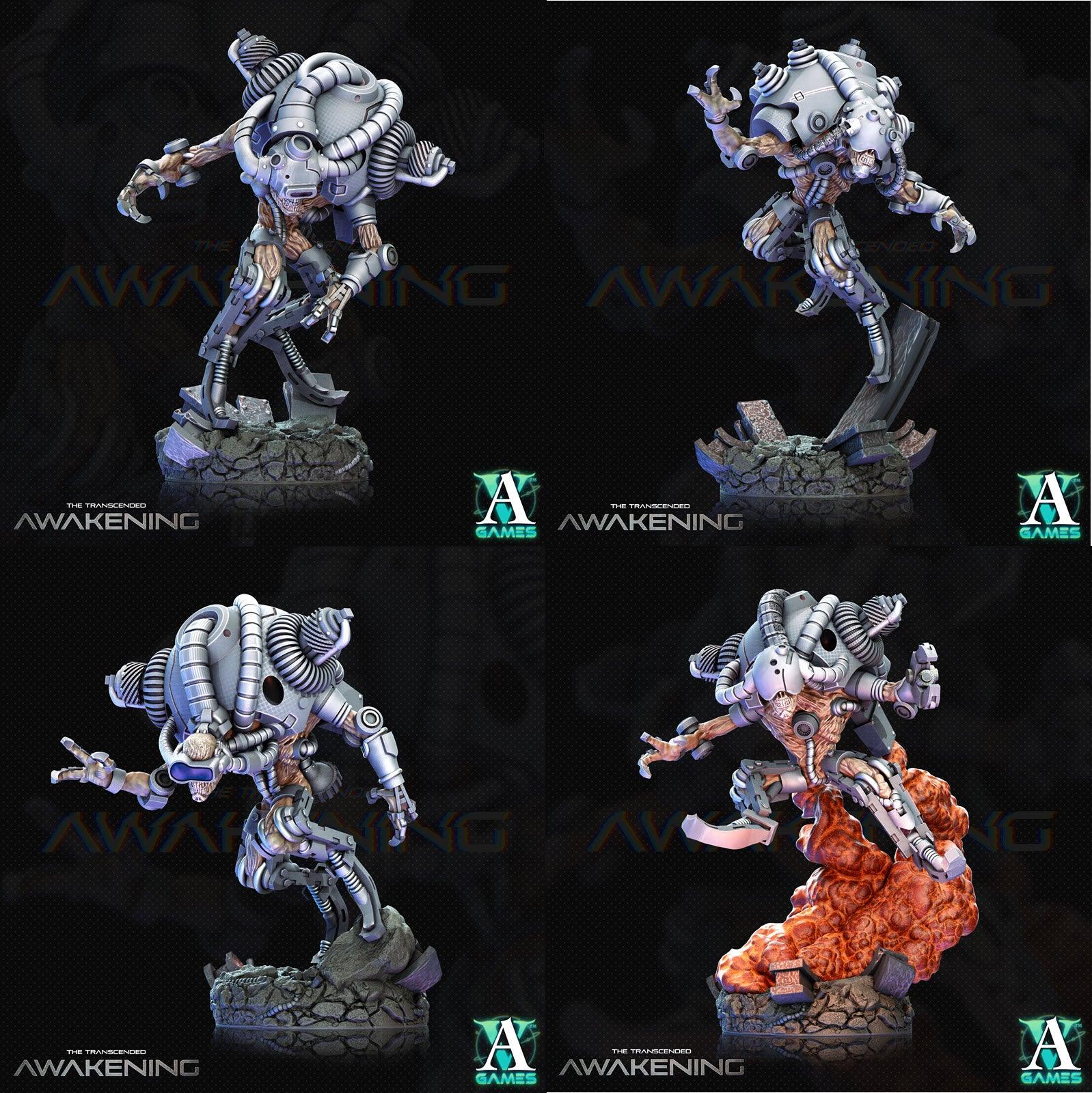 3D Printed Archvillain Games Trancended Meltabags - The Transcended 28 32mm D&D (Online Only)