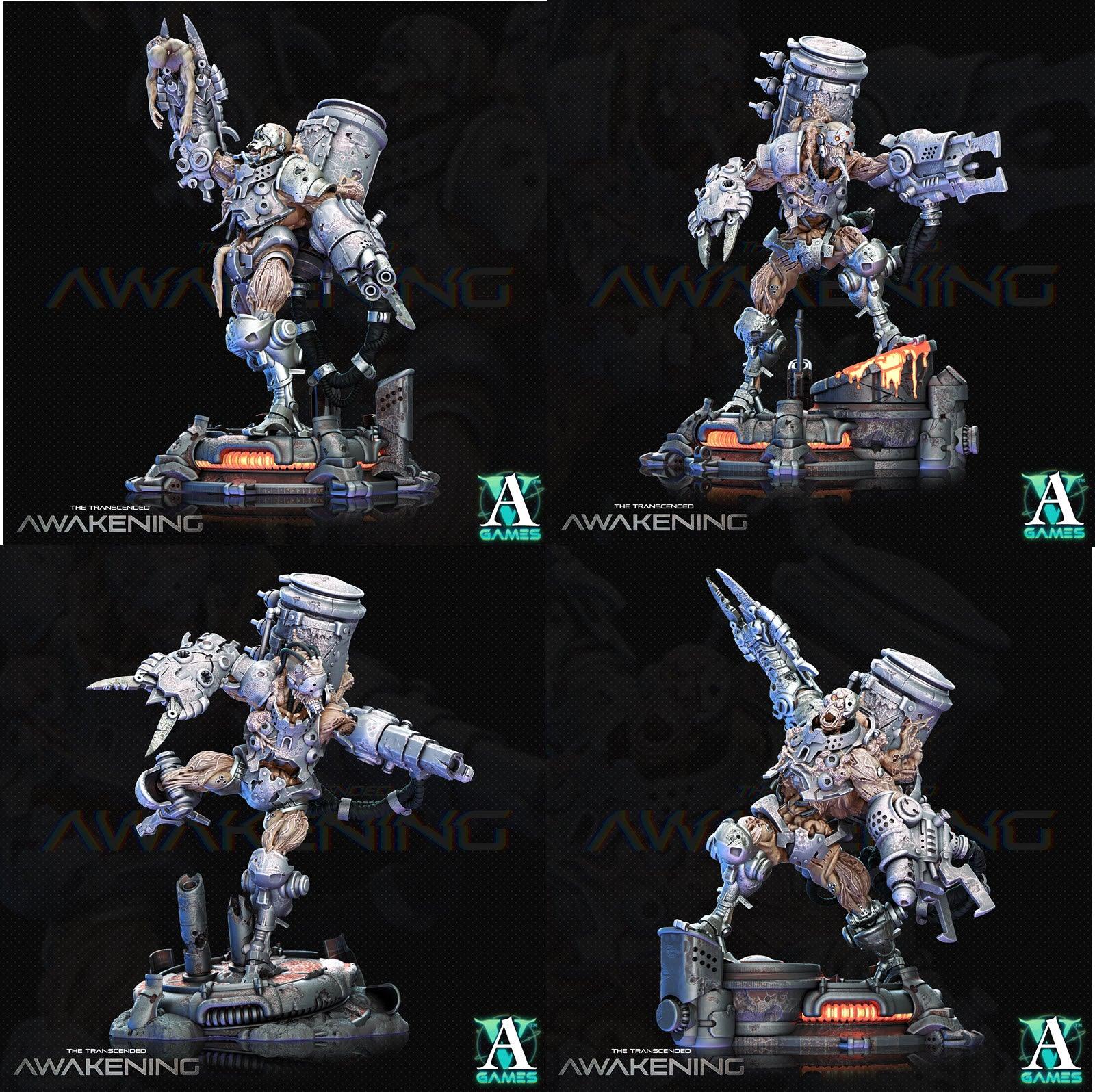 3D Printed Archvillain Games Trancended Reservoirs - The Transcended 28 32mm D&D (Online Only)