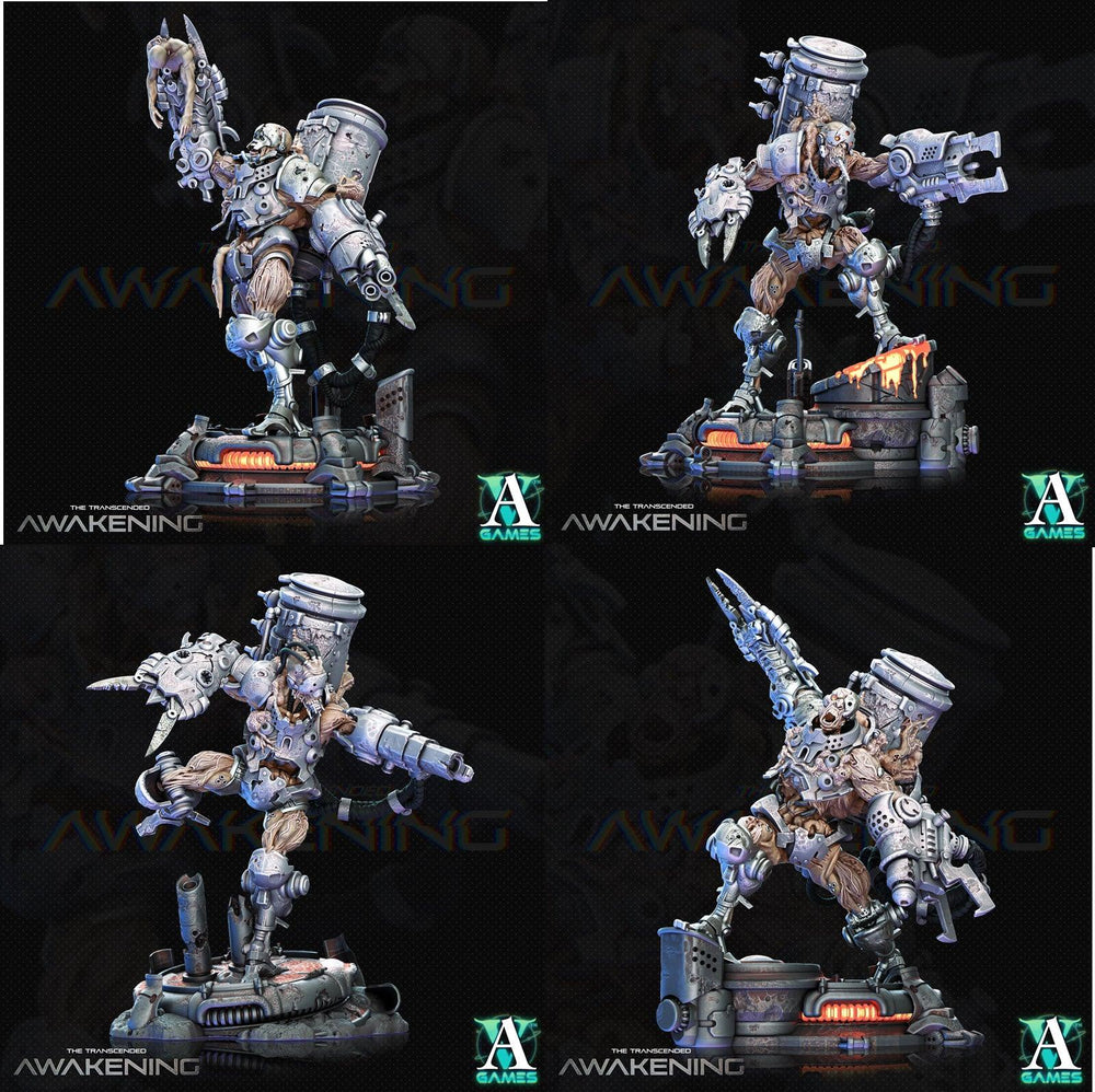 3D Printed Archvillain Games Trancended Reservoirs - The Transcended 28 32mm D&D (Online Only)