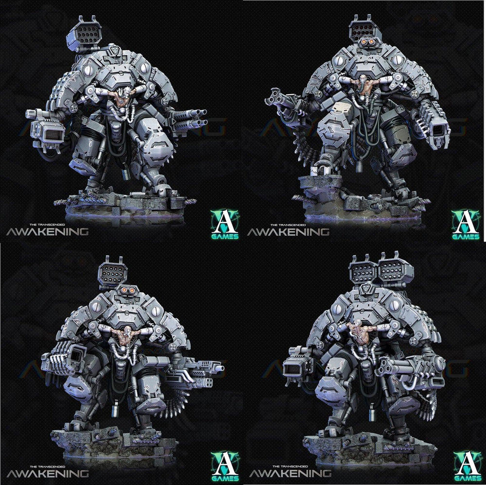 3D Printed Archvillain Games Trancended Vastators - The Transcended 28 32mm D&D (Online Only)