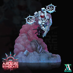 3D Printed Archvillain Games Valkyries Scenic Base Set Arderite Valkyries Blind Faith - Ardere Syndicate 28 32mm D&D (Online Only)