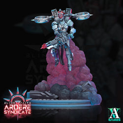 3D Printed Archvillain Games Valkyries Scenic Base Set Arderite Valkyries Blind Faith - Ardere Syndicate 28 32mm D&D (Online Only)
