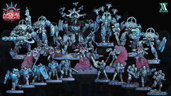 3D Printed Archvillain Games Valkyries Scenic Base Set Arderite Valkyries Blind Faith - Ardere Syndicate 28 32mm D&D (Online Only)