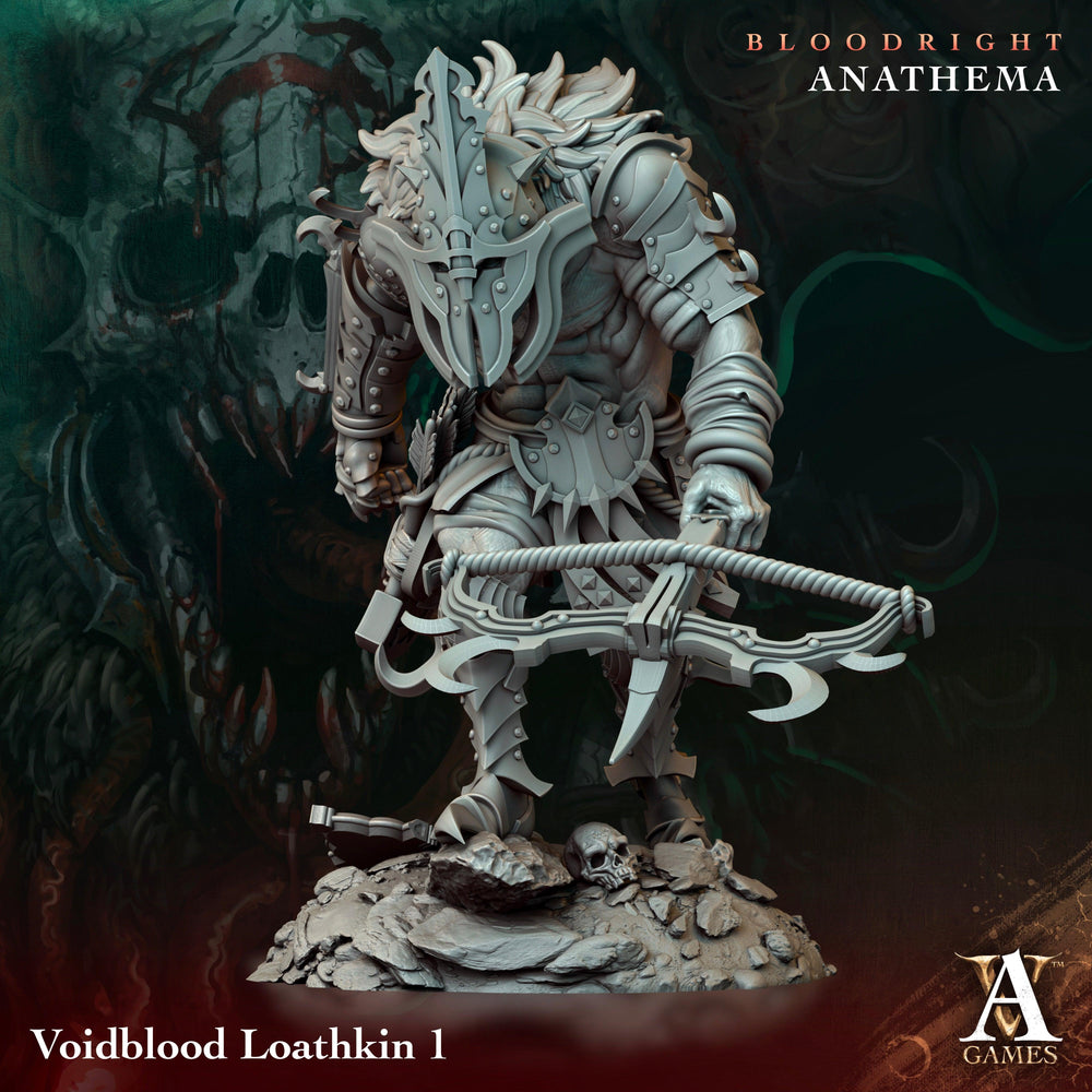 3D Printed Archvillain Games Voidblood Loathkin Bloodright - Anathema 28 32mm D&D (Online Only)