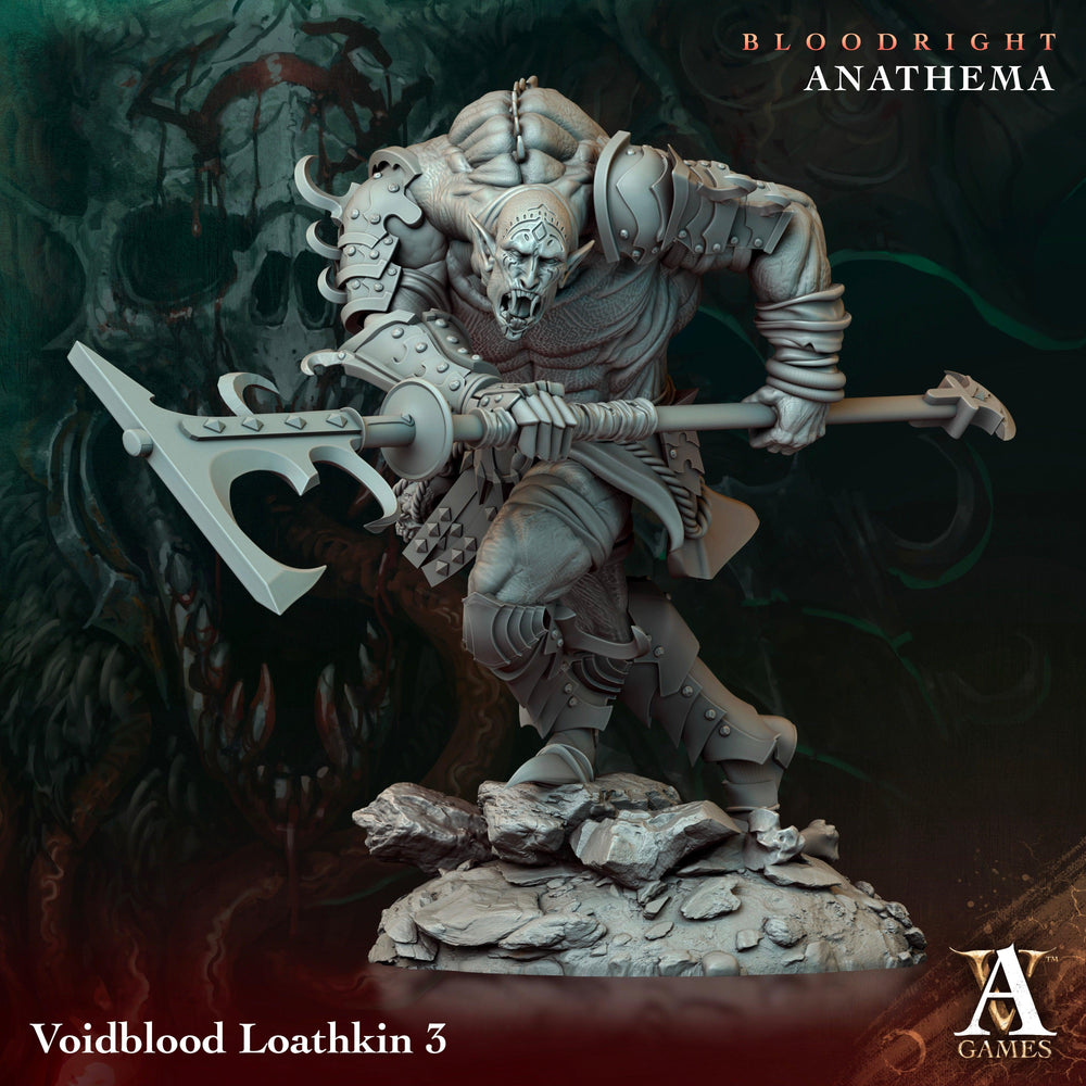 3D Printed Archvillain Games Voidblood Loathkin Bloodright - Anathema 28 32mm D&D (Online Only)