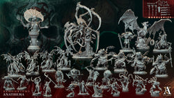 3D Printed Archvillain Games Voidblood Loathkin Bloodright - Anathema 28 32mm D&D (Online Only)