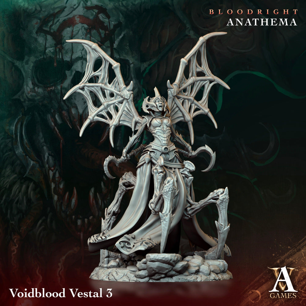 3D Printed Archvillain Games Voidblood Vestal Bloodright - Anathema 28 32mm D&D (Online Only)
