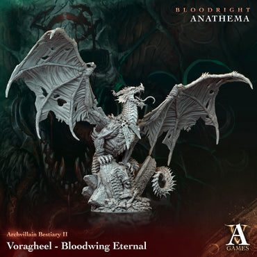 3D Printed Archvillain Games Voragheel - Bloodwing Eternal Archvillain Bestiary Vol. II 28 32mm D&D (Online Only)